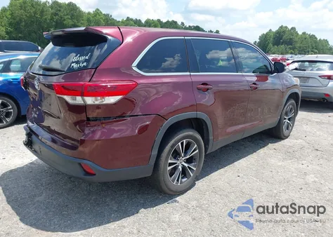 2019 Toyota Highlander Le from USA, damaged, VIN 5TDZARFH1KS060262